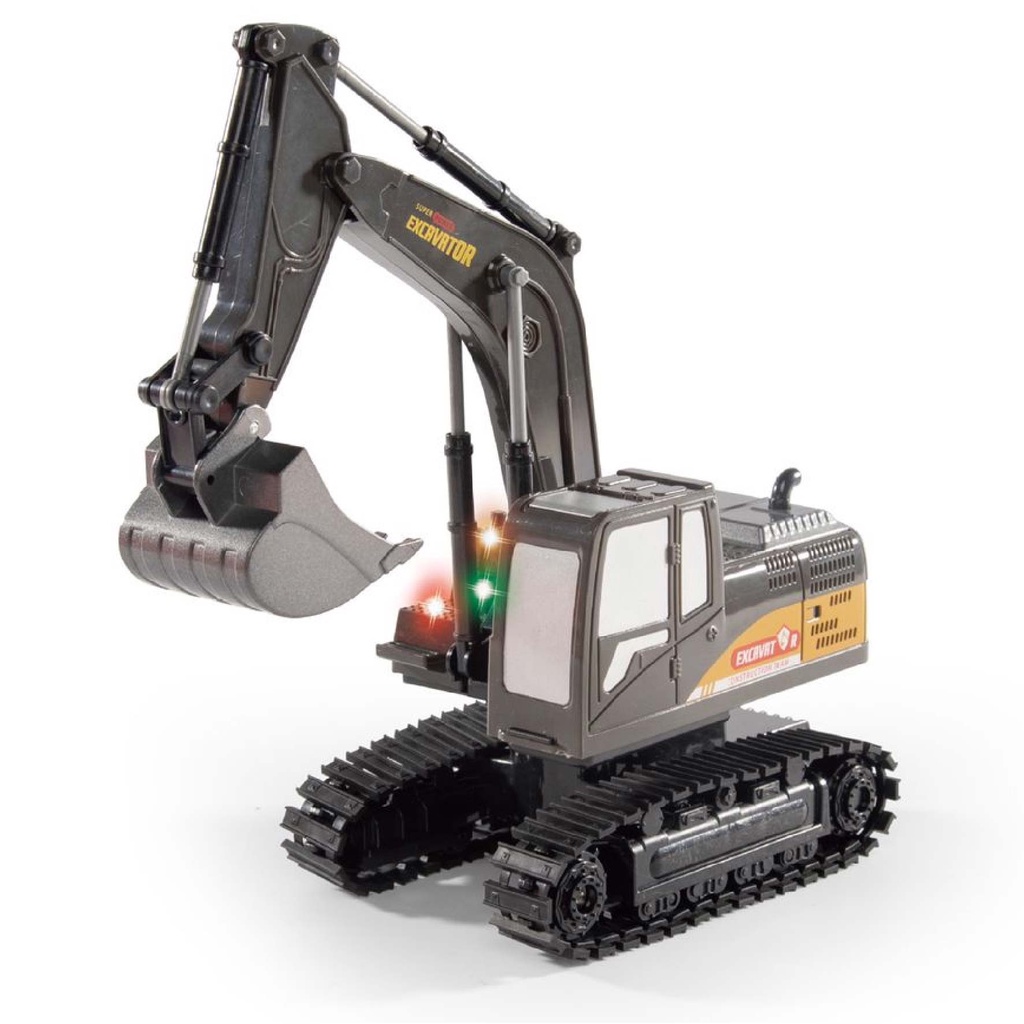 FREE GIFT  6 Channel Truck Remote Control Excavator Alloy Excavator Rechargeable Toy Constructi {SELLER}