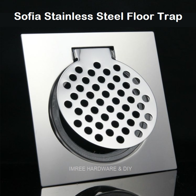Sofia Stainless Steel Floor Trap Turnover Design Shopee Malaysia