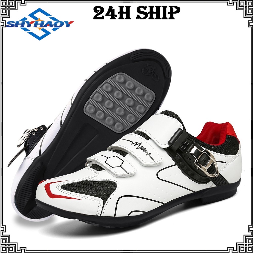 【SHYHAOY】Cycling Shoes Men Women Cleat Shoes Road Bike Mtb Bike Shoes Rb Speed Bike Shoes Non Locking Roadbike Mountain Bike Shoes Without Cleats Cycling Outdoor Sport Breathable Bicycle Shoes Biking Shoes Bicycle Riding Spd Triathlon Sneakers