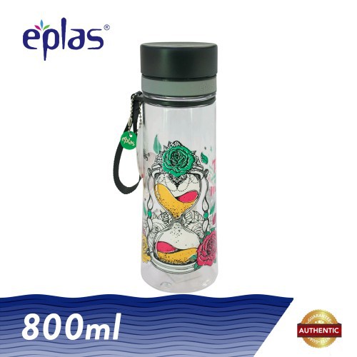 eplas Time Moment Transparent Water Tumbler (800ml)