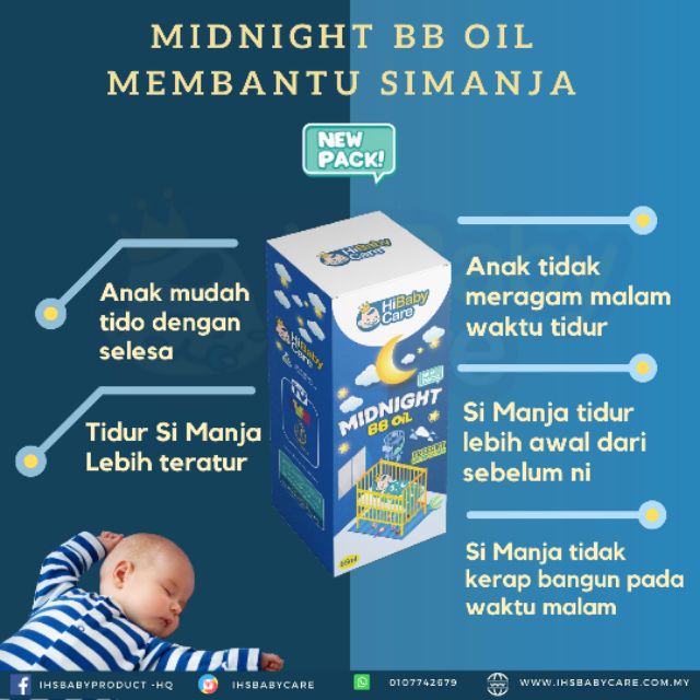 Ready Stock Midnight Bb Oil Hi Baby Care Murah Trusted Seller Shopee Malaysia