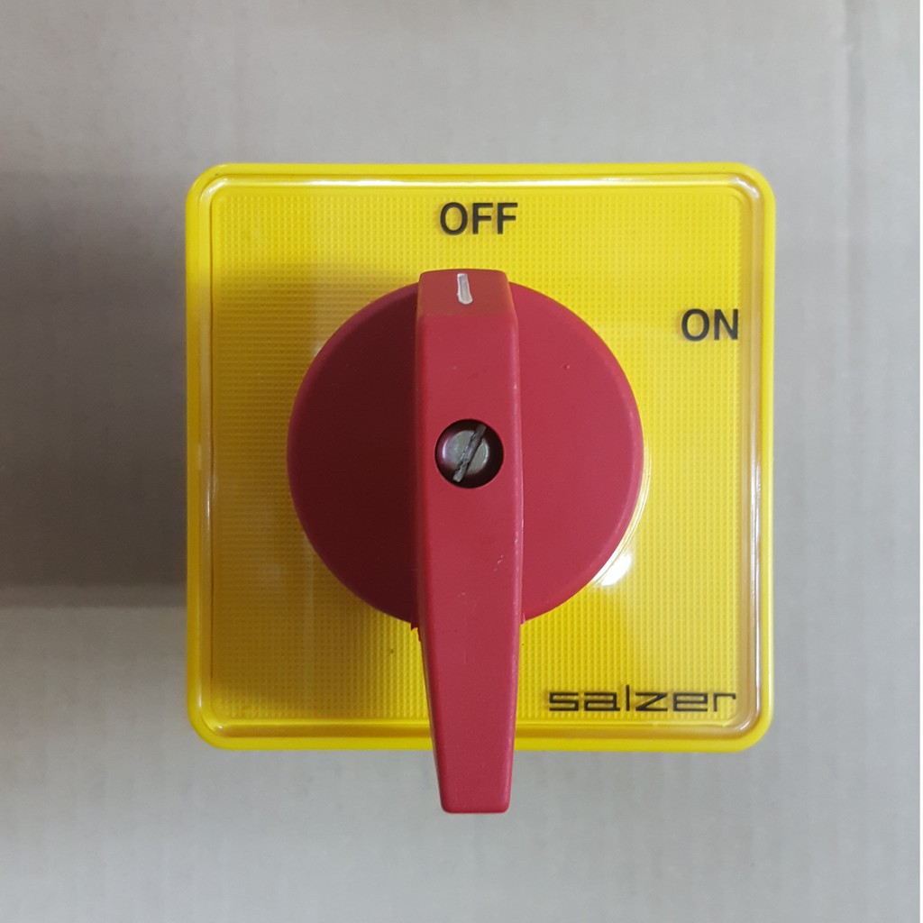 SALZER off on 40A 63A Selector Switch 1pole 2poles 3poles 4poles S4061003 S6361003 Shopee Malaysia