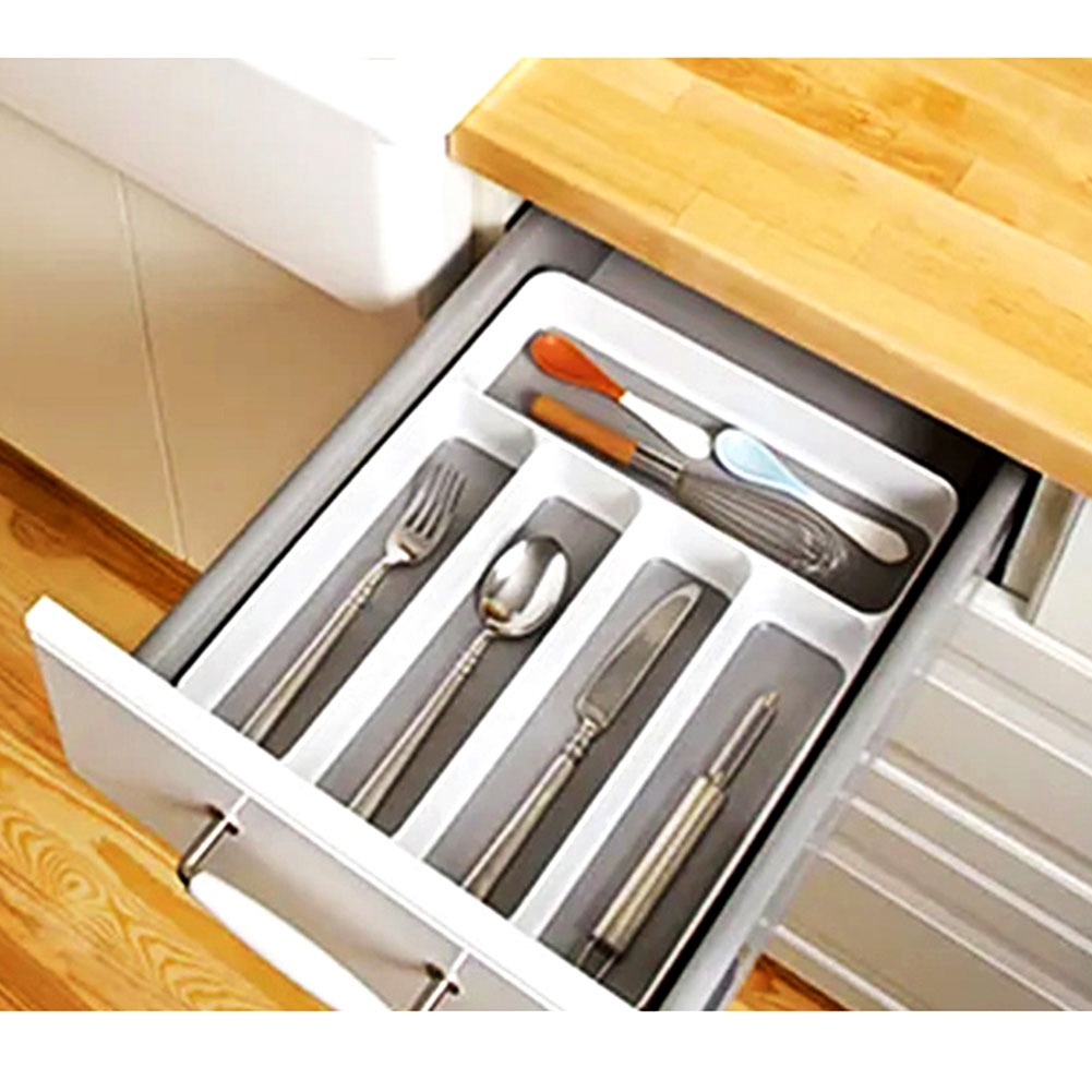 Cutlery Tray Insert Trim Fit Utensil Drawer Divider Organiser