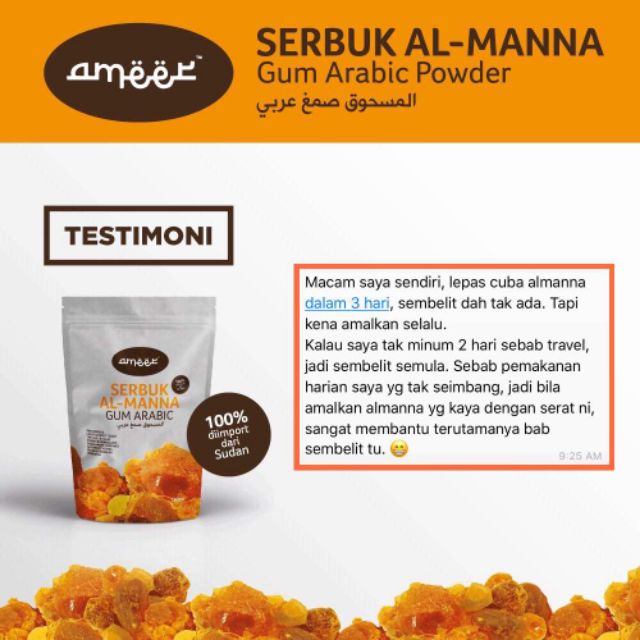 Almanna Ameer Untuk Sembelit Ketika Hamil Shopee Malaysia