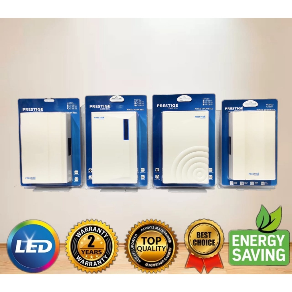 ( READY STOCK )PRESTIGE AC/DC MECHANICAL DING DONG DOOR BELL CHIME /DOOR BELL DING DONG WITH