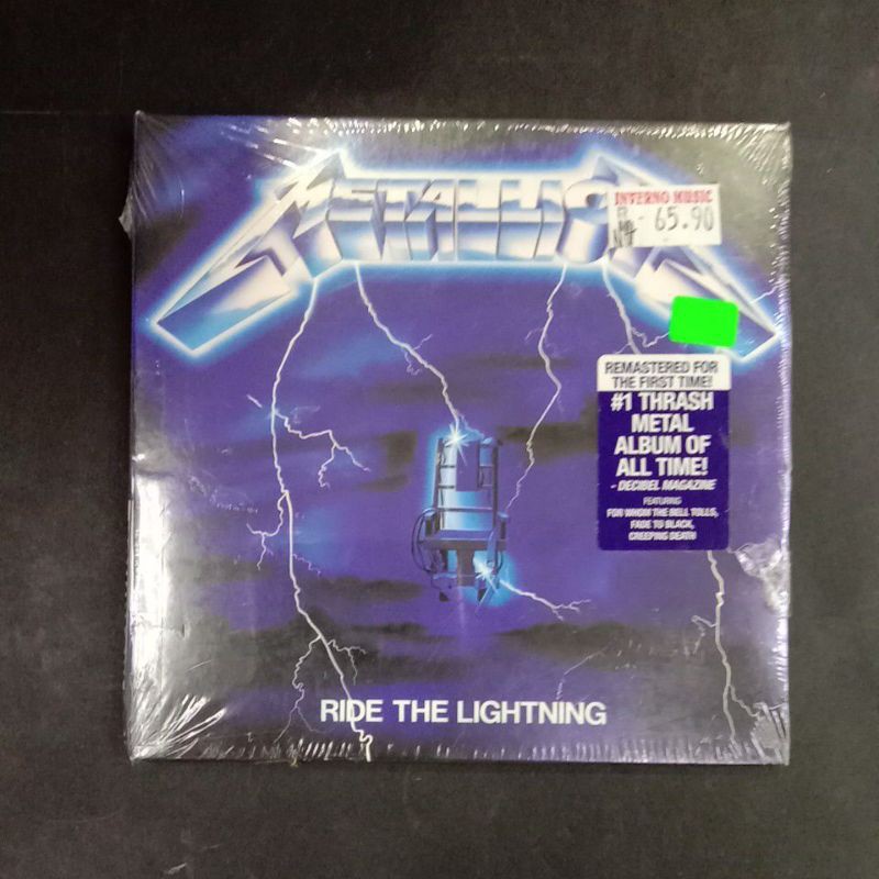 metallica ride the lightning cd