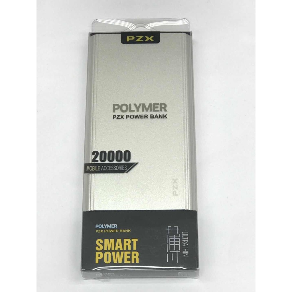 Ultra Thin Pzx Polymer Powerbank 000mah 1year Warranty Shopee Malaysia