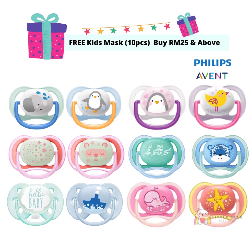 Philips AVENT Pacifier/Soother TWIN Pack (2pcs) Baby Orthodontic