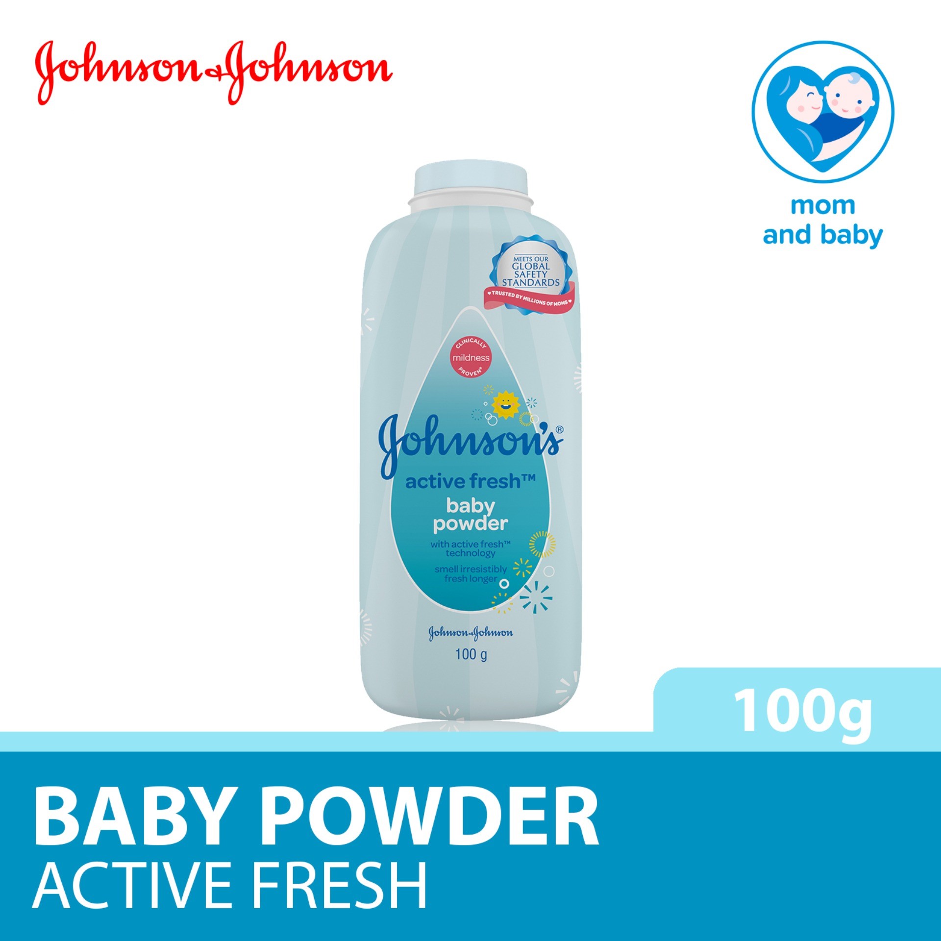 Johnson's Baby Powder Active Fresh 100g