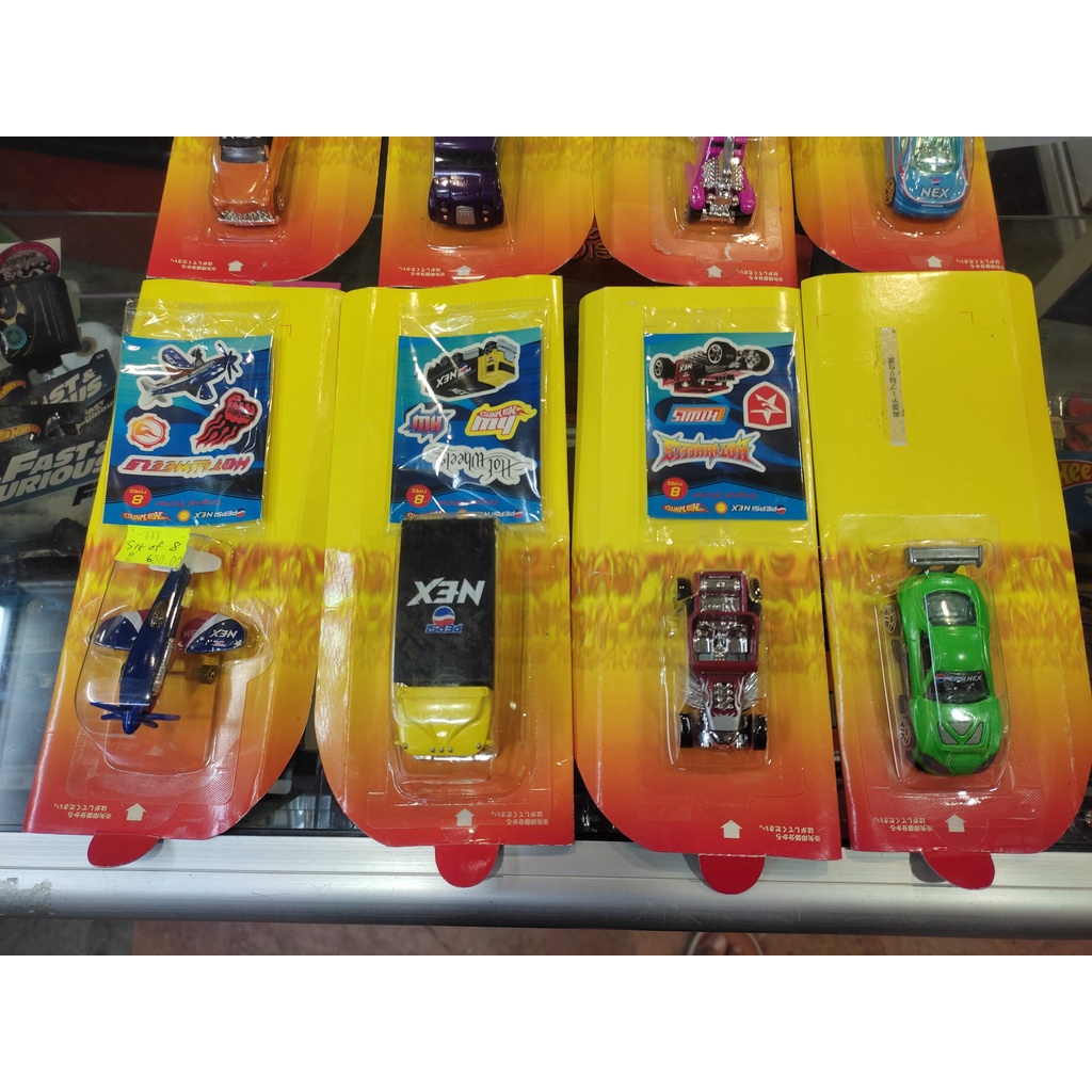 Hot Wheels - Pepsi Nex Set - Complete Set of 8 pcs - Japan Exclusive ...