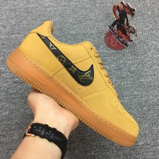 Ready Stock Lv X Nike Air Force 1 Af1 And Lv Use The Top Quality Sheep Leather | Shopee Malaysia