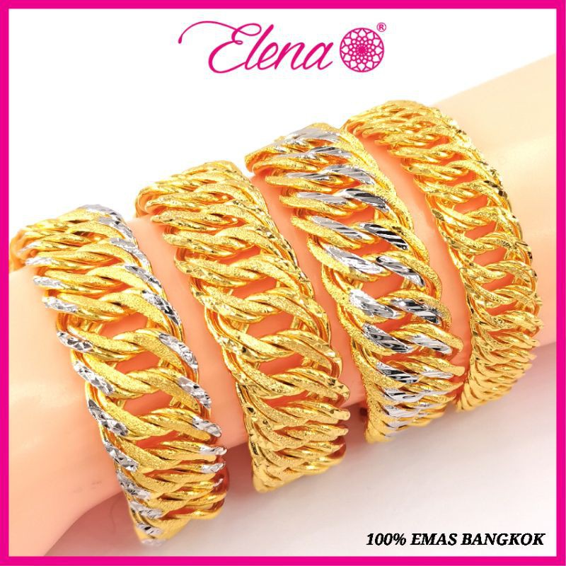 Ready Stock Elena Virul Emas Bangkok Bracelet Gelang Tangan Coco Lipan Etb41 Etb256 Etb257 Etb258 Shopee Malaysia