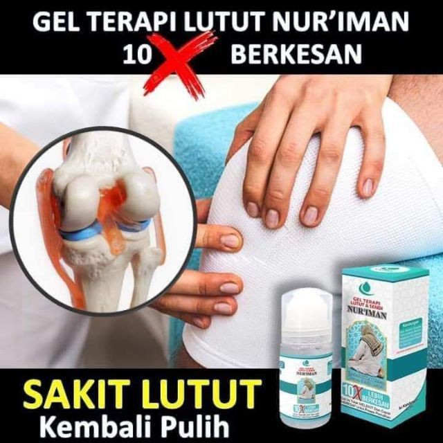 Gel Lutut Viral Sembuh Sakit Lutut Tanpa Makan Ubat Atau Suntikan Gel Terapi Lutut Nuriman Gel Lutut Nuriman Lulus Kkm Shopee Malaysia