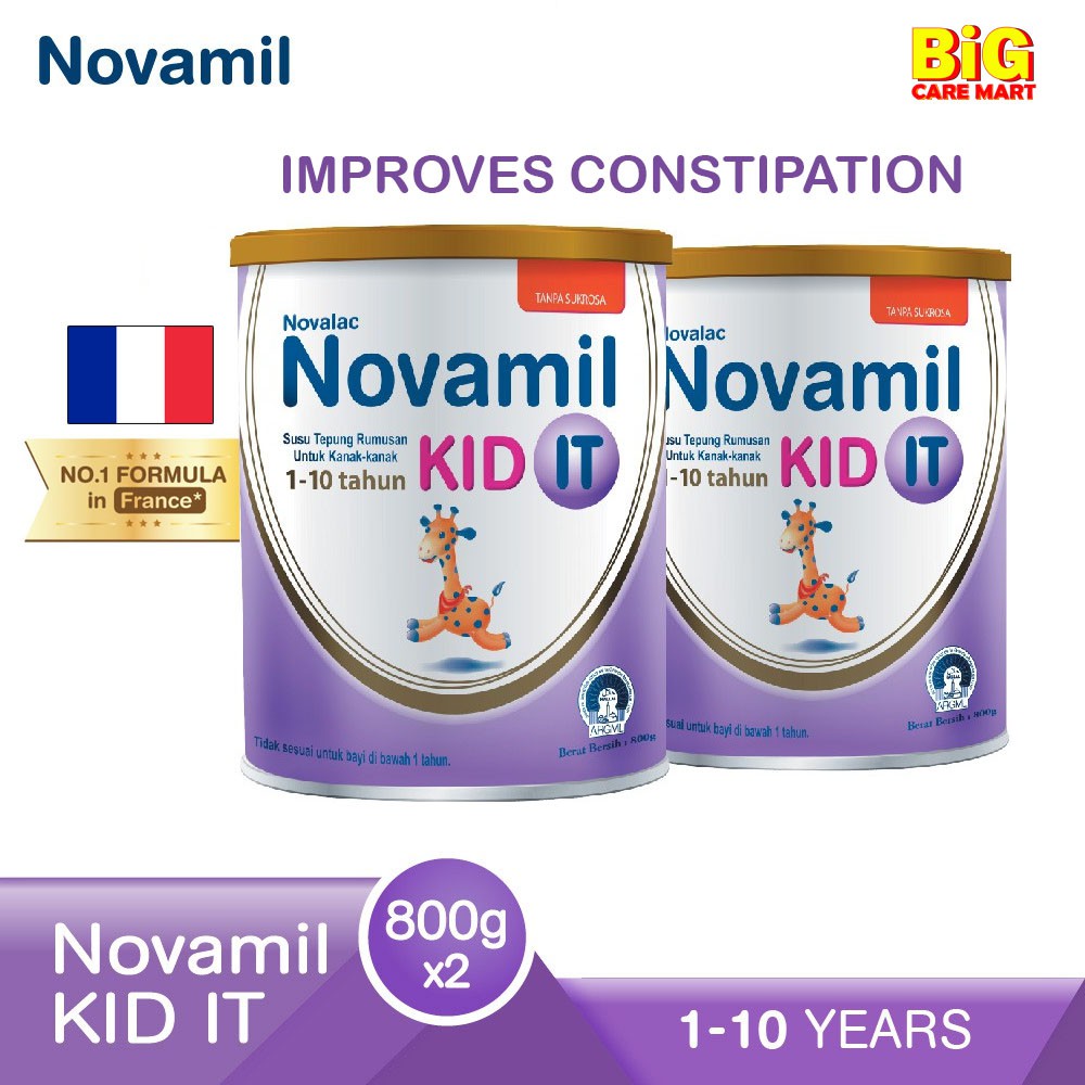Buy Novamil Kid It Milk 800g X 2 Tins Susu Sembelit Seetracker Malaysia