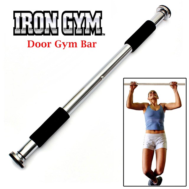 New Iron Bar Door Pull Up Bar Fitness Doorway Gym Exercise