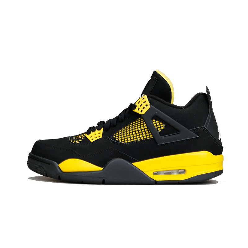 air jordan 4 black and yellow
