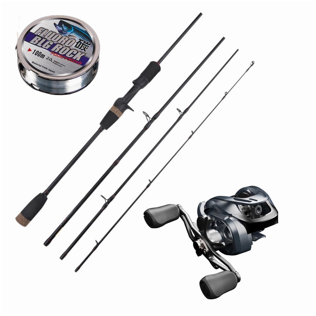 Mavllos Fishing Reel Rod Set 2.1M Drag Power 10kg Spinning Casting Rod