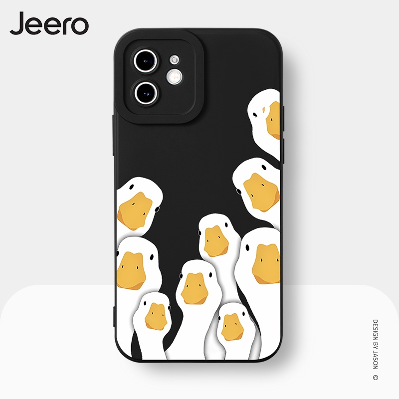 JEERO Soft Silicone Cute Funny Cartoon Anime Shockproof Casing Compatible for iPhone Case 16 15 14 13 12 11 Pro Max SE 2020 X XR XS ip 8 7 Plus Phone Cover HFE2081
