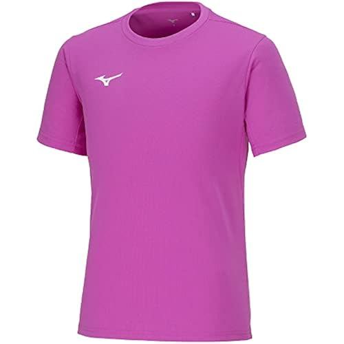 Mizuno Training Wear Short-Sleeved T-Shirt Sweat Absorption Quick Dry 32MAA156 Boys Pink 150