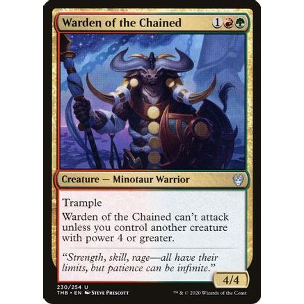 Warden of the Chained - Magic The Gathering (MTG Card)
