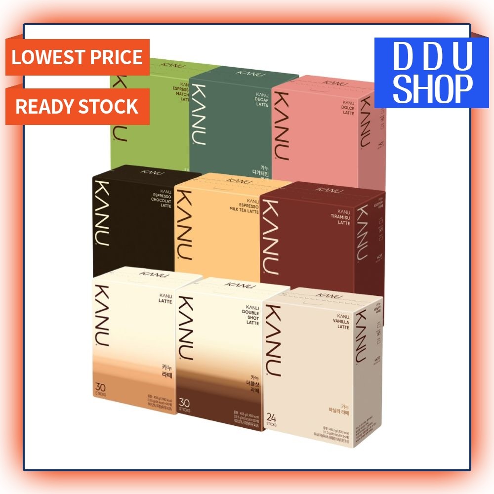 <KANU> Latte Collection 1Stick,Original Latte,Double shot Latt,Decaf,Tiramisu,Dolce,Matcha