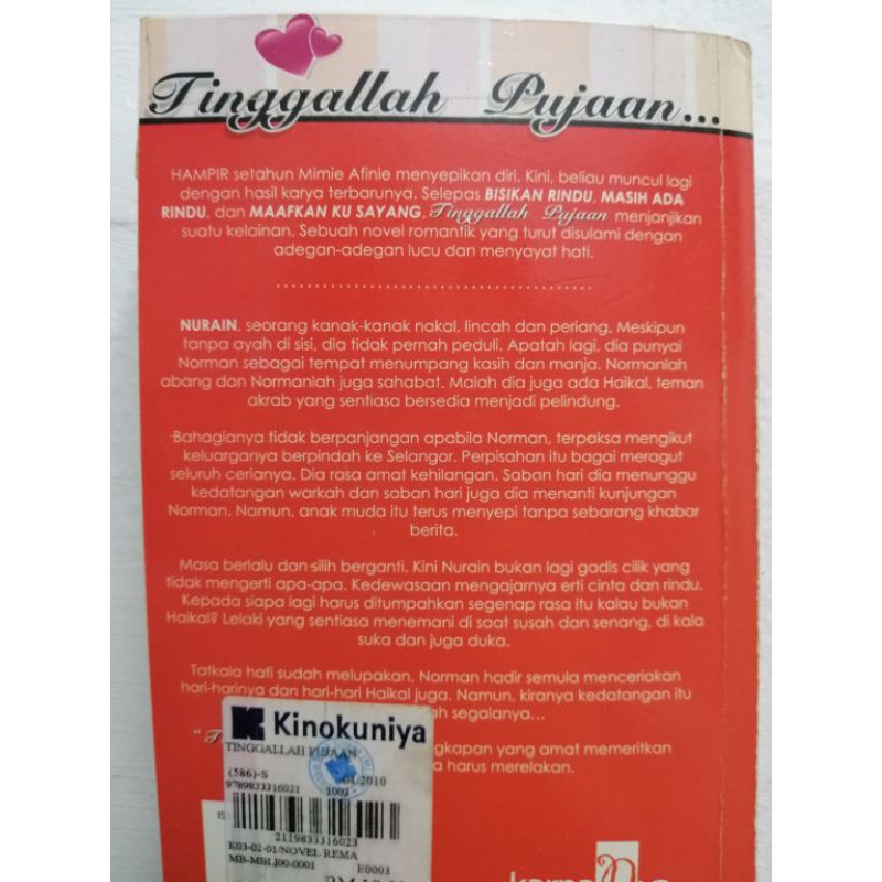 Preloved Novel Melayu Popular Shopee Malaysia