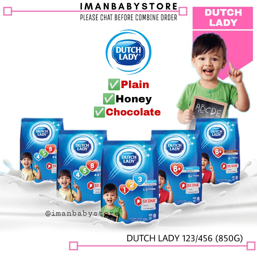 Dutch Lady 123 456 850g Susu Bayi Susu Dutch Lady Shopee Malaysia