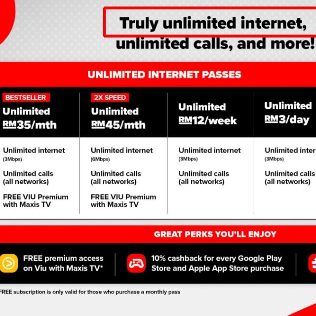 Plan maxis prepaid Hotlink Prepaid