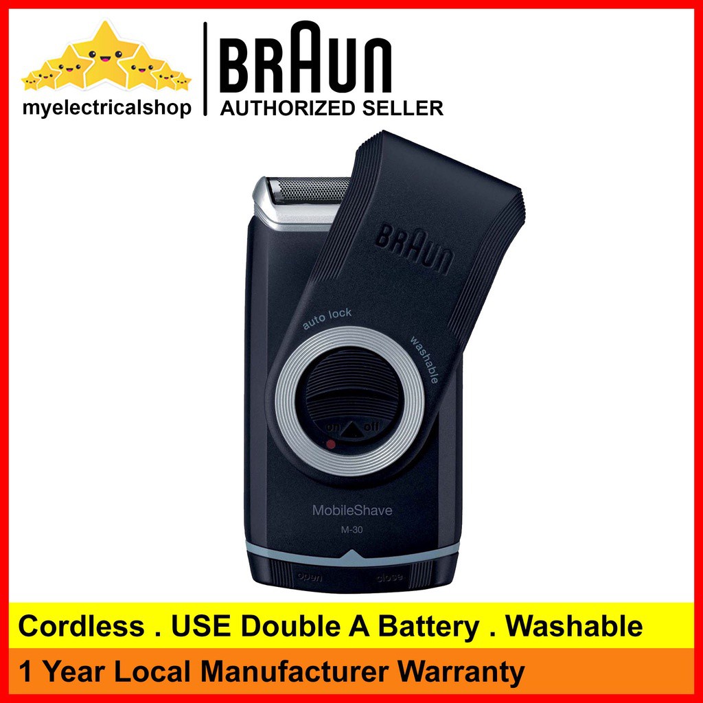 Braun M30 Mobile Foil Shaver M 30 Shopee Malaysia