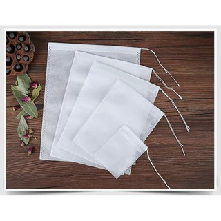 Non-woven String Heat Seal Filter Bag for Herbs/ Soup/ Spa/ Floral Bath/ Tea Bags