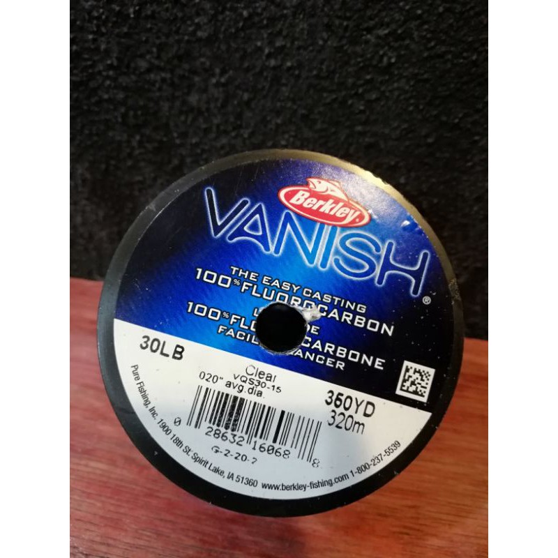 BERKLEY VANISH 100 Fluorocarbon Leader Shopee Malaysia