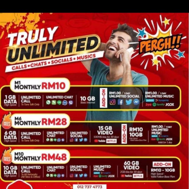 Simkad Tune Talk Halo Telco Shopee Malaysia