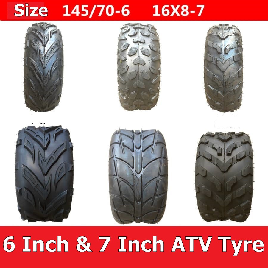 Buy Atv 4 Wheels Motor Tubeless 145 70 6 16x8 7 Tyre Tayar Tire Four Wheel 4 Roda Dune Buggy Seetracker Malaysia