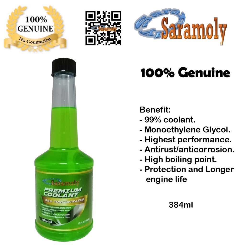 CBRG 384 99% Concentration Coolant Green /coolant/coolant kereta/ green  coolant/ coolant hijau