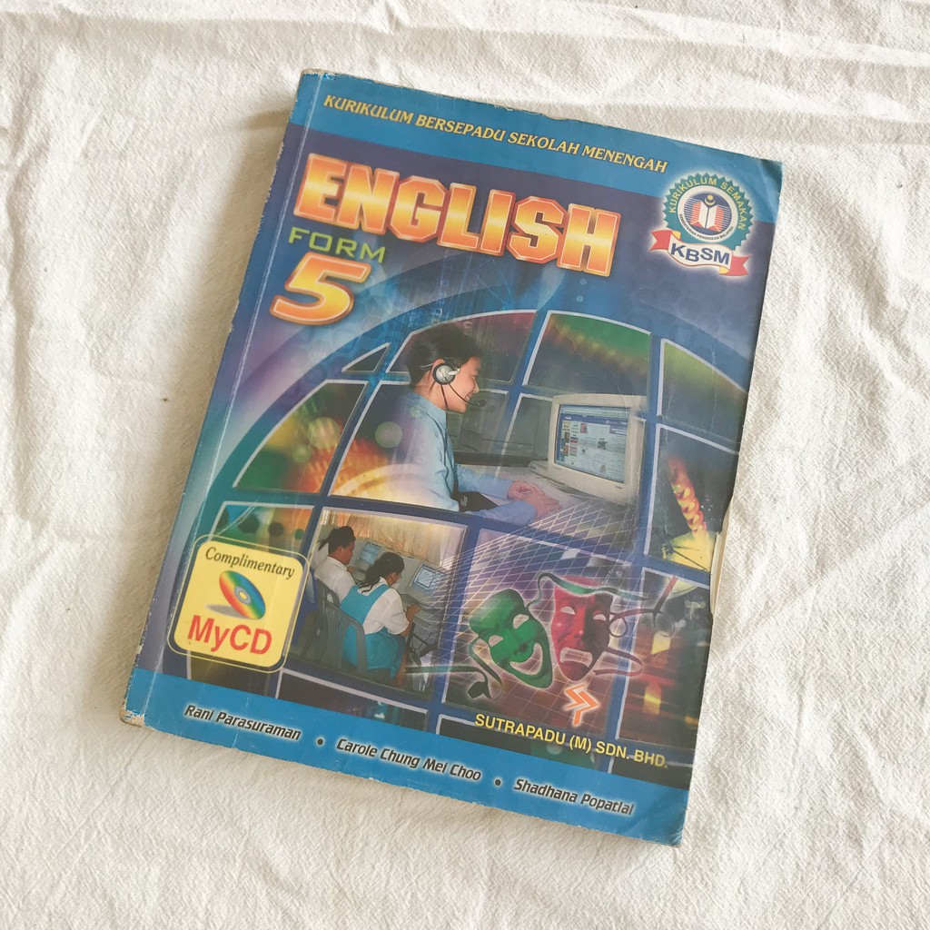 Readystock English Form 5 Kbsm Spm 2003 Kurikulum Bersepadu Sekolah Menengah Kebangsaan Smk Buku Book Shopee Malaysia