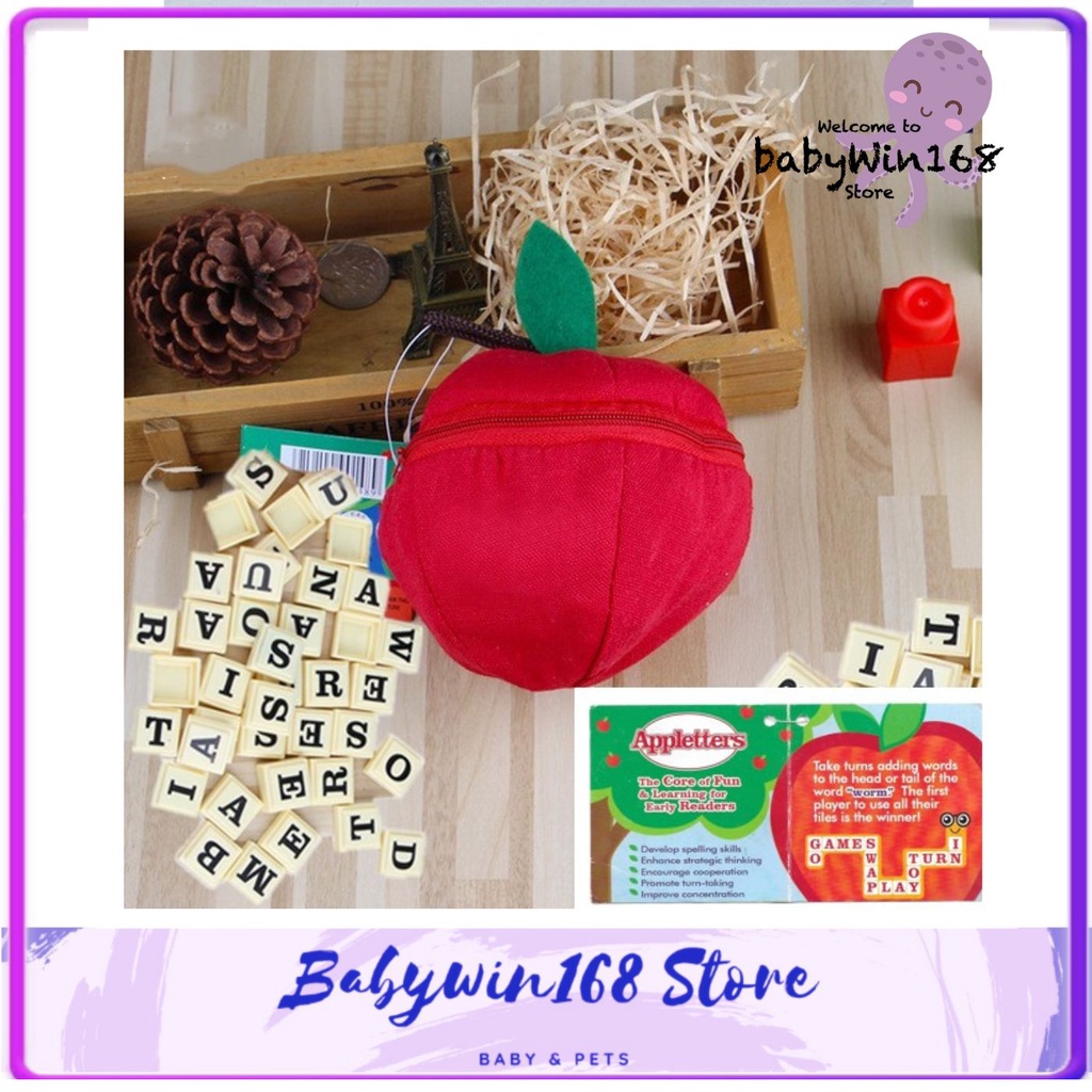 Bananagrams Crossword Game Spelling Tile Family Game ABC Letter Game