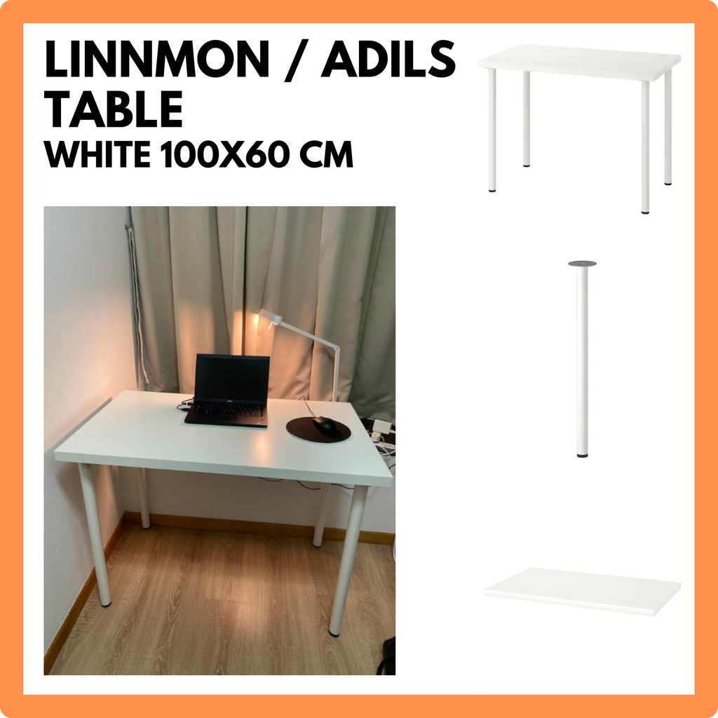 IKEA Linnmon/Adils Office Desk, White atelieryuwa.ciao.jp