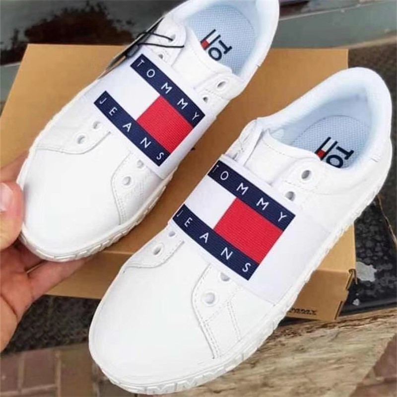 tommy hilfiger white casual shoes