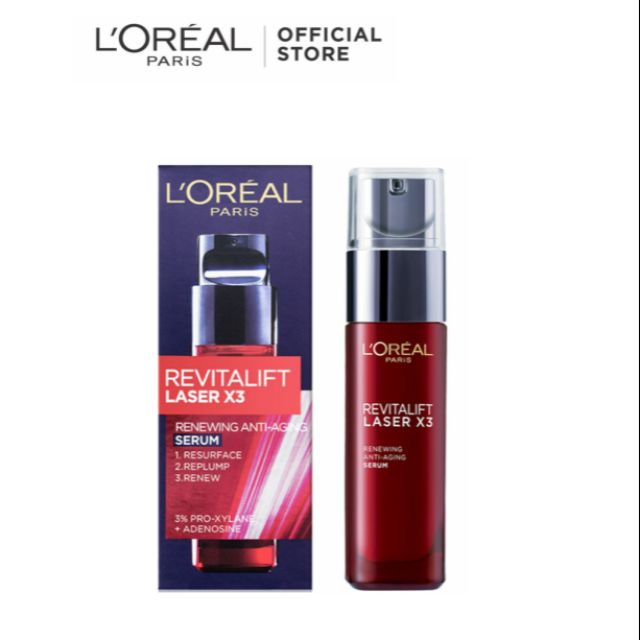 L Oreal Paris Revitalift Laser X3 Anti Aging Serum 30ml Shopee Malaysia