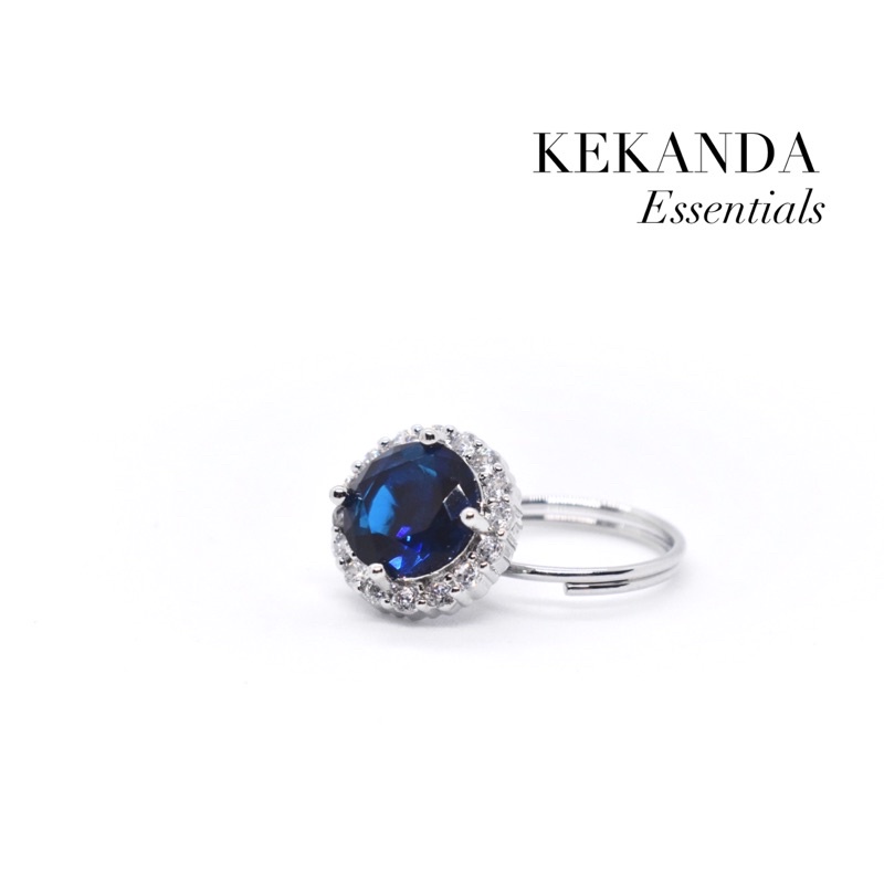 KEKANDA - Butang Baju Melayu Teluk Belanga (Ring) - HAMZAH Blue [1 PC]