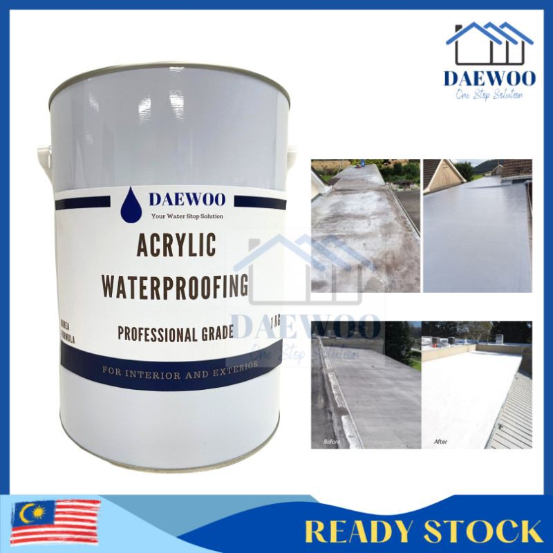 ACRYLIC WATERPROOFING HEAVY DUTY WATER RESISTANT FOR INTERIOR AND