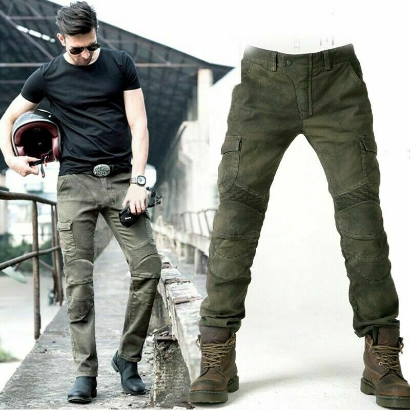 green moto jeans
