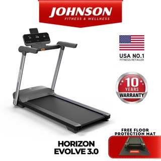 Johnson Fitness Horizon Evolve 3.0 Treadmill [10 Years Warranty On Drive Motor]