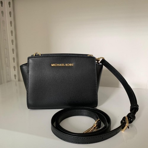 selma mini crossgrain leather crossbody