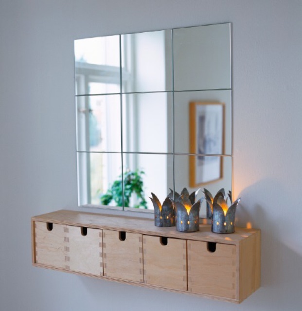 Mirror Lots 4pcs Wall Ee, Wall Mirrors For Bedroom Ikea