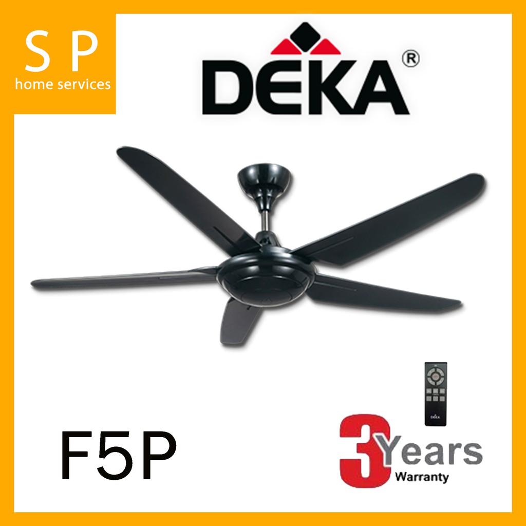 Deka Kronos F5p 56 5 Blades Ceiling Fan With 3 Speed Remote