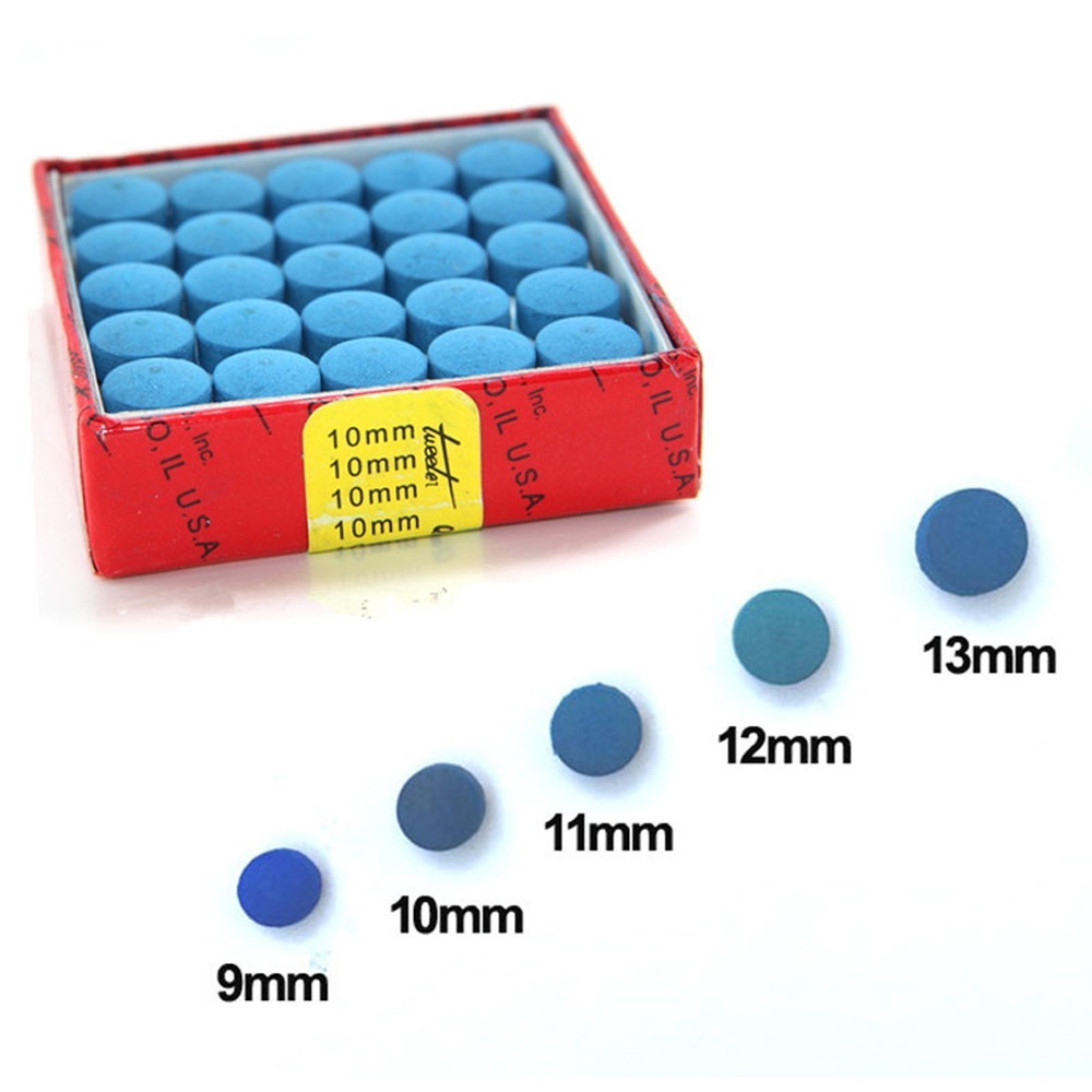 Durable Versatile 10pcs/50pcs Professional Snnoker Billiards 9mm 10mm 11mm 12mm 13mm M Class Pool Cue Tips High Quali... - Image 4