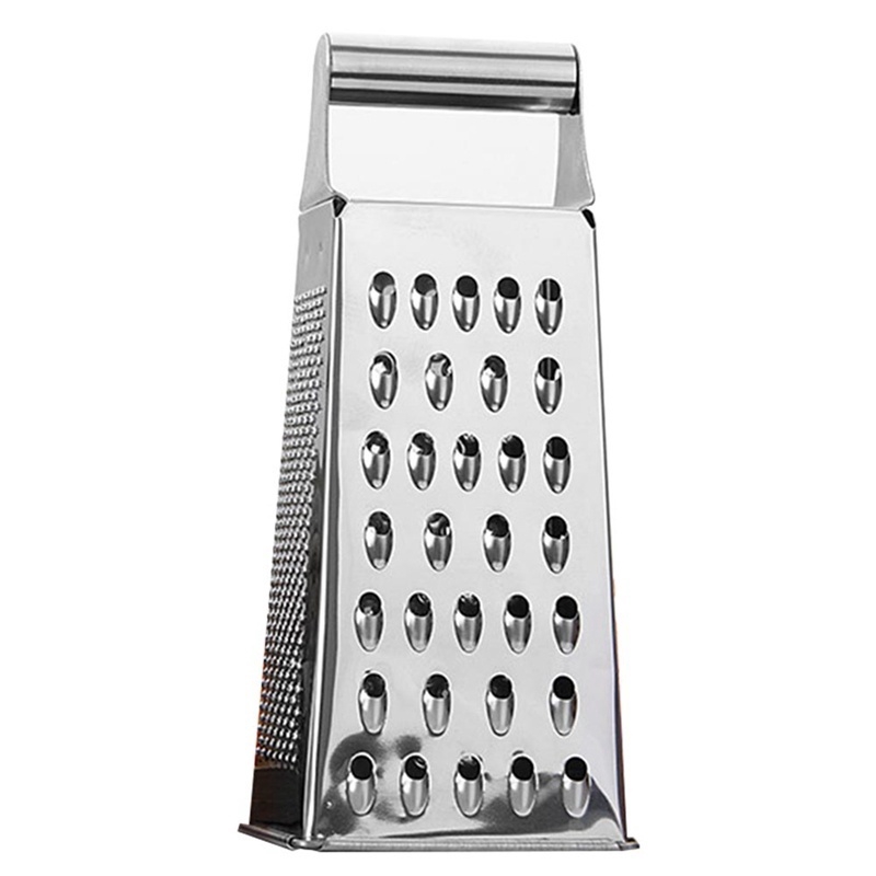 Kitchen Stainless Steel 4-Sided Box Food Grater Vegetable Cheese Slicer Shredder