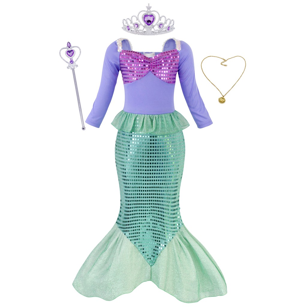 little mermaid dress for kids