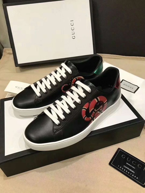 ace kingsnake print sneaker
